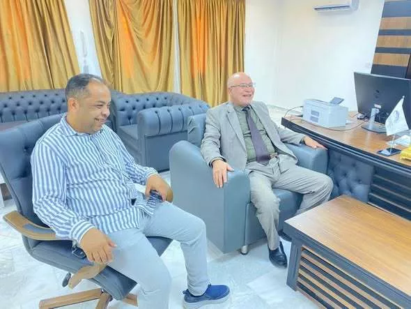 زيارة رئيس جامعة صبراتة لفرع الاكاديمية